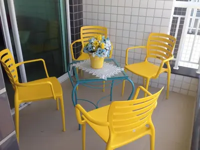 A planta de Apartamento com vista pro mar - Beach Way