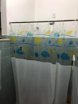 Uma casa de banho em Casa Max