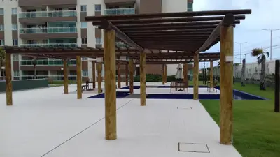 A área de jogos para crianças em Vg Fun Residence
