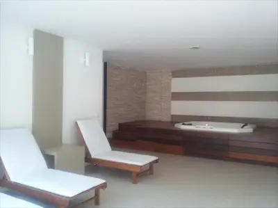 A planta de Apartamento no Condomínio Mediterranee