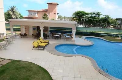 A piscina em ou perto de Apartamento condomínio Bech Village Fortaleza