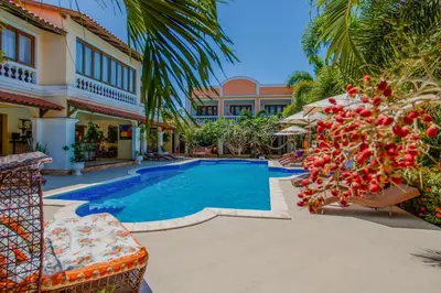 A piscina em ou perto de Hotel Villa Beija Flor
