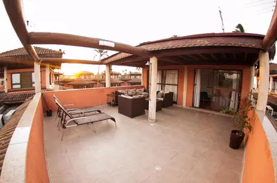 Uma varanda ou terraço em Cumbuco Dream Village