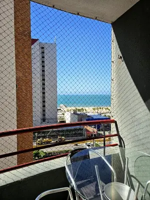 Uma varanda ou terraço em Porto de Iracema - 611 Frente mar