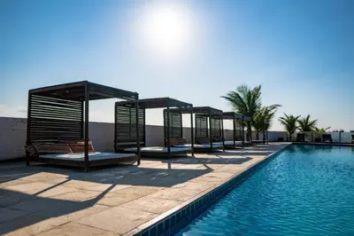 A piscina em ou perto de Hotel Vila Jardim Parajuru