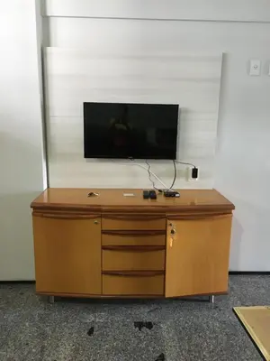 Uma televisão e/ou sistema de entretenimento em Na Região Mais Nobre de Fortaleza