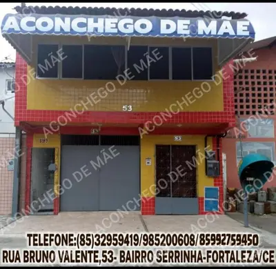A planta de Pousada Aconchego de Mãe
