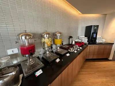 A cozinha ou kitchenette de Atlantic Ocean Residence