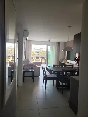 Uma área de estar em Apto Completo l Excelente Vista em Golf Ville Resort