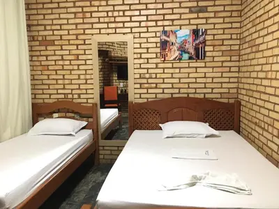Uma cama ou camas num quarto em Hotel Olho D'água - Baturité