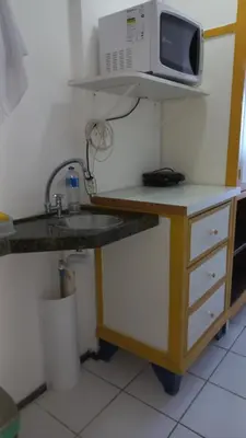 A cozinha ou kitchenette de STUDIO EM FORTALEZA NO CONDOMINIO VILA DE IRACEMA