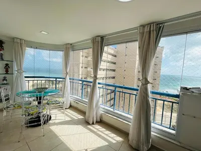 Uma varanda ou terraço em Cond. Beach Village Residence 1