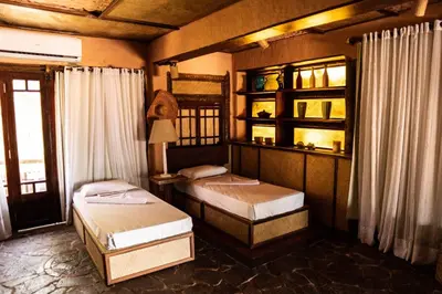 Uma cama ou camas num quarto em Dayo Hotel