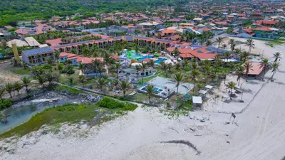 Uma praia em ou perto do hotel