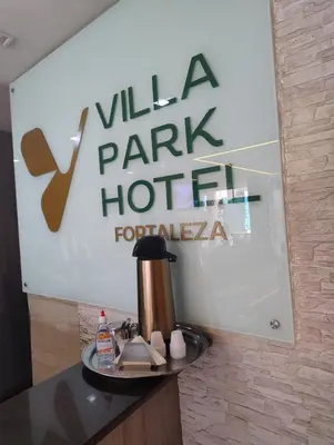 Um certificado, prémio, placa ou documento mostrado em Villa Park Hotel Fortaleza