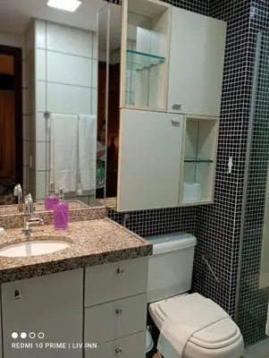 Uma casa de banho em LIV INN Apartamento na Beira-Mar Fortaleza