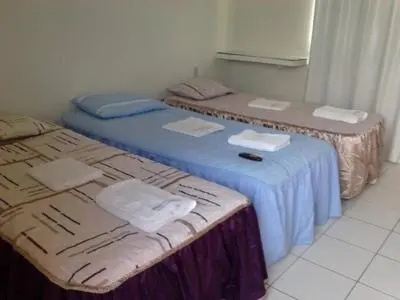 Uma cama ou camas num quarto em Brisa da Serra Pousada EM SOBRAL-CE