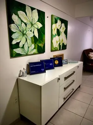 A planta de Apto Aquaville Resort