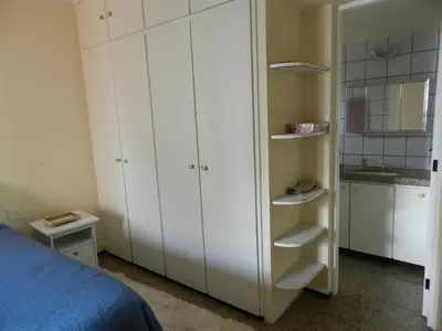 A cozinha ou kitchenette de Apartamento Frente mar Meireles