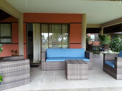 Uma área de estar em Dream Village,Paradise for families and Kitesurfers