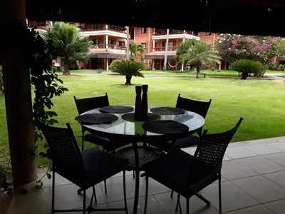 Um jardim no exterior de Dream Village,Paradise for families and Kitesurfers