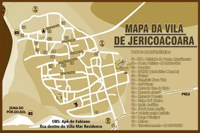 A planta de Apê Charm Jeri