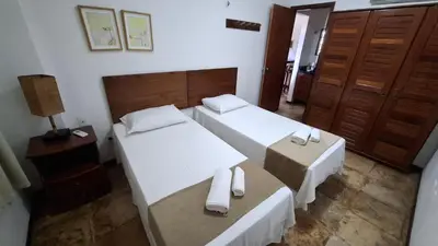 Uma cama ou camas num quarto em Royal Beach Cumbuco