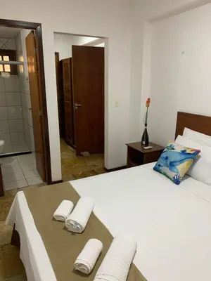Uma cama ou camas num quarto em Royal Beach Cumbuco