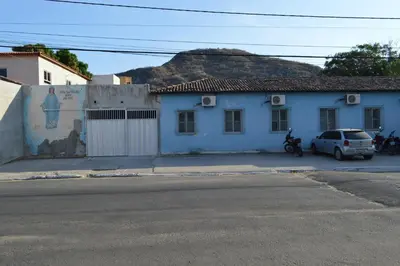 Uma vista geral da montanha ou uma vista da montanha a partir das estalagens