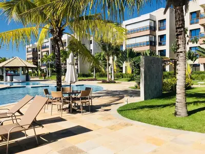 A piscina em ou perto de Condomínio Wai Wai Pé na Areia - Praia de Cumbuco