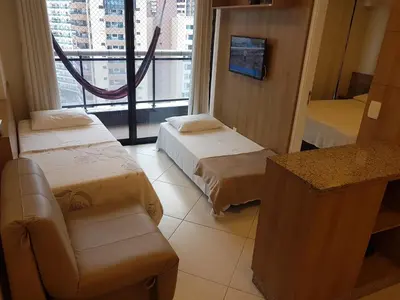 Uma televisão e/ou sistema de entretenimento em Landscape Beira mar
