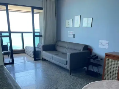 Uma área de estar em Avenida Beira Mar, The Best view!