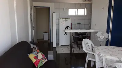 A cozinha ou kitchenette de Apartamento Beira mar