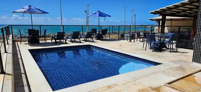 A piscina em ou perto de Flat Simples na Praia de Iracema