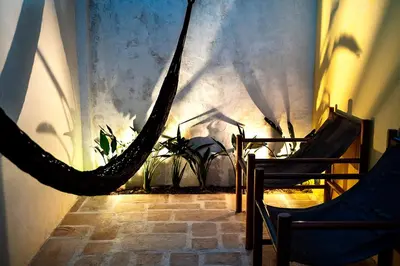 Uma área de estar em Jeri Suites accommodation