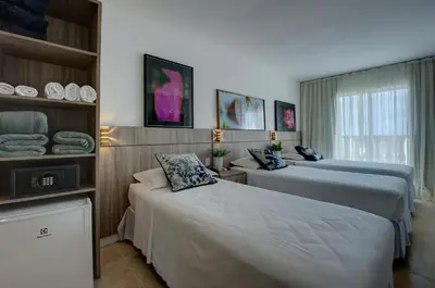 Uma cama ou camas num quarto em Hotel da Villa