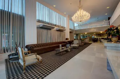 Uma área de estar em Hotel da Villa