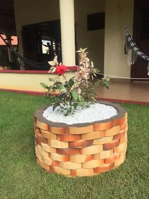 Um jardim no exterior de Pousada da Luz
