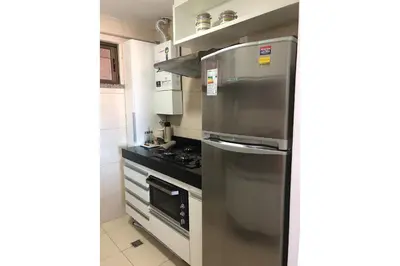 A cozinha ou kitchenette de Apto. Beverlly Hills, Próx. Beach Park