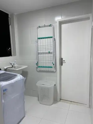 Uma casa de banho em Apartamento Mobiliado Temporada