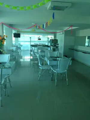 Um restaurante ou outro lugar para comer em Hotel Litoral Fortaleza