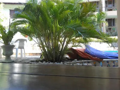 Um jardim no exterior de Hotel e Pousada Tropical Wind do Cumbuco