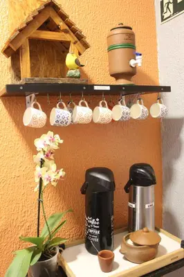 Comodidades para chá e café em Hotel Aeroporto Star