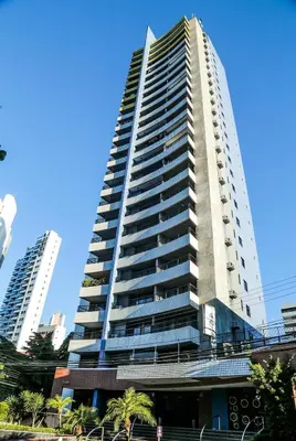 O edifício onde o apartamento está situado