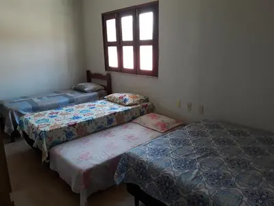 Uma cama ou camas num quarto em Vila Orazio