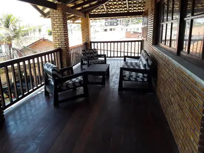 Uma varanda ou terraço em Vila Orazio
