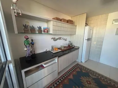 A cozinha ou kitchenette de COBERTURA DUPLEX, 5 qtos, jacuzzi, vista mar, piscinas - terra maris