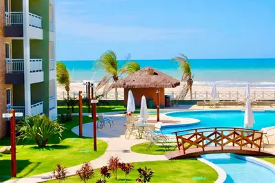 A piscina em ou perto de COBERTURA DUPLEX, 5 qtos, jacuzzi, vista mar, piscinas - terra maris