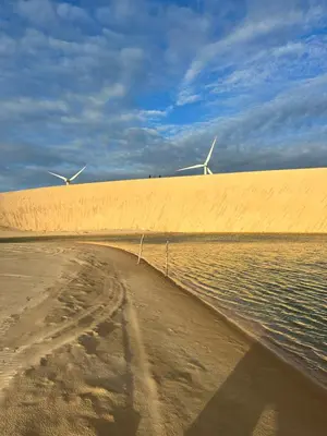 Paisagem natural perto das estalagens