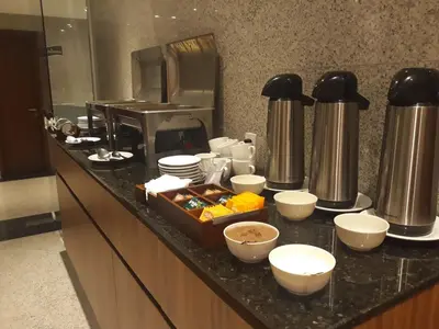 Comodidades para chá e café em Aquidabã Praia Hotel